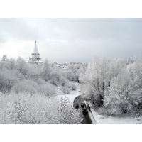 Ночью выпал снег